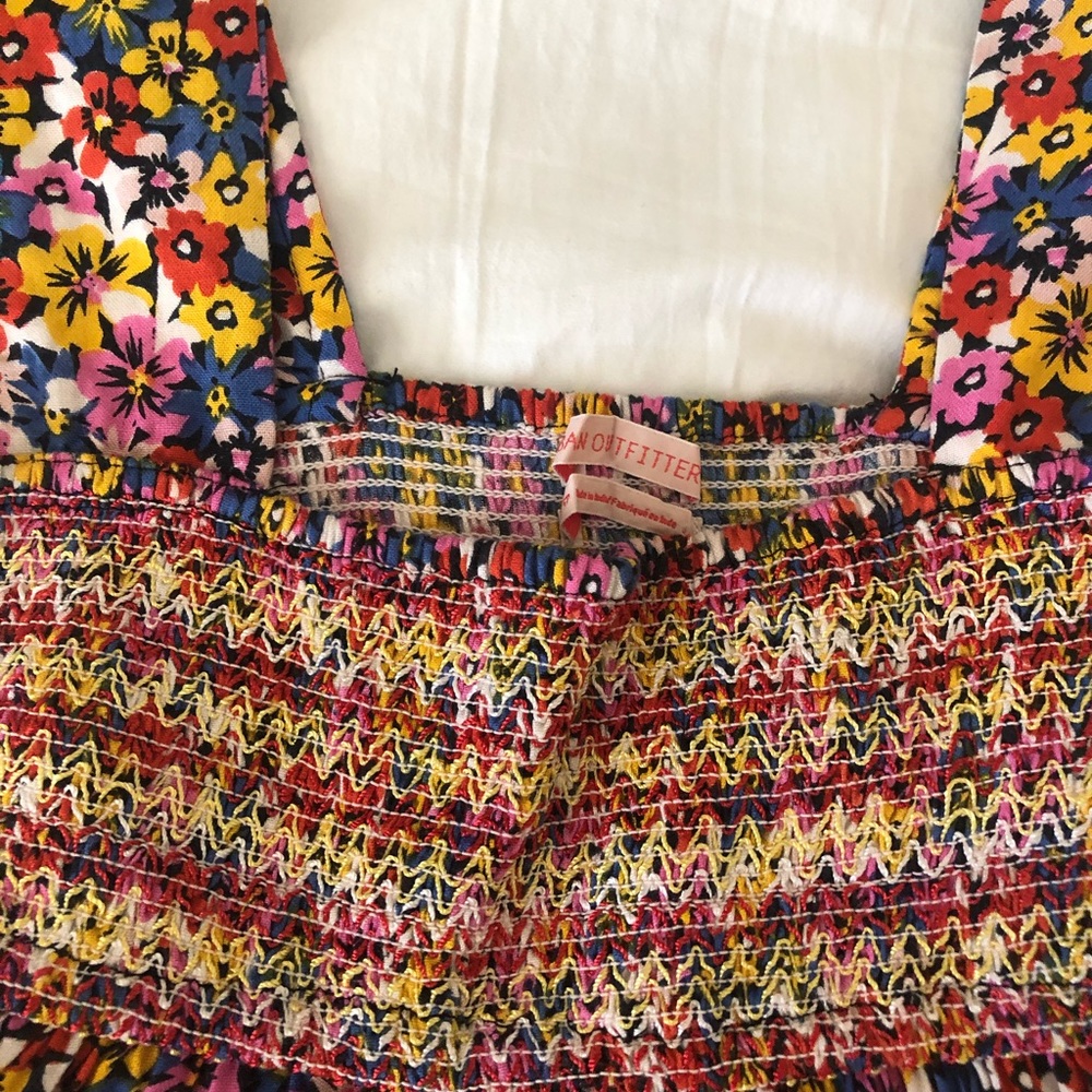 Urban Outfitters- Never Worn Floral Babydoll Tank - Picture 3 of 4
